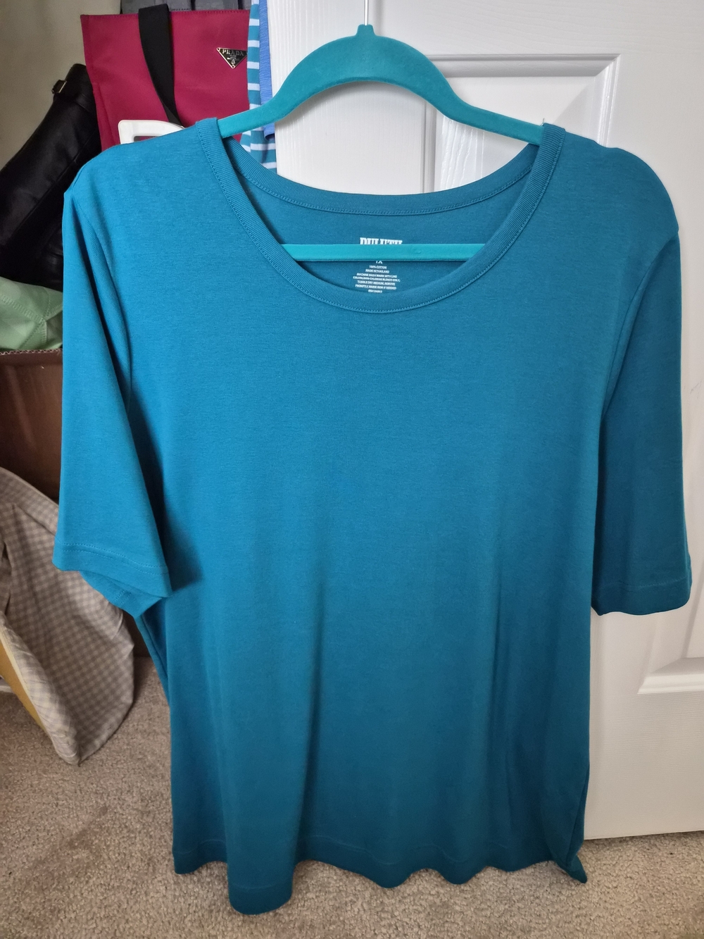 Duluth Trading Co Teal Short Sleeve Tee